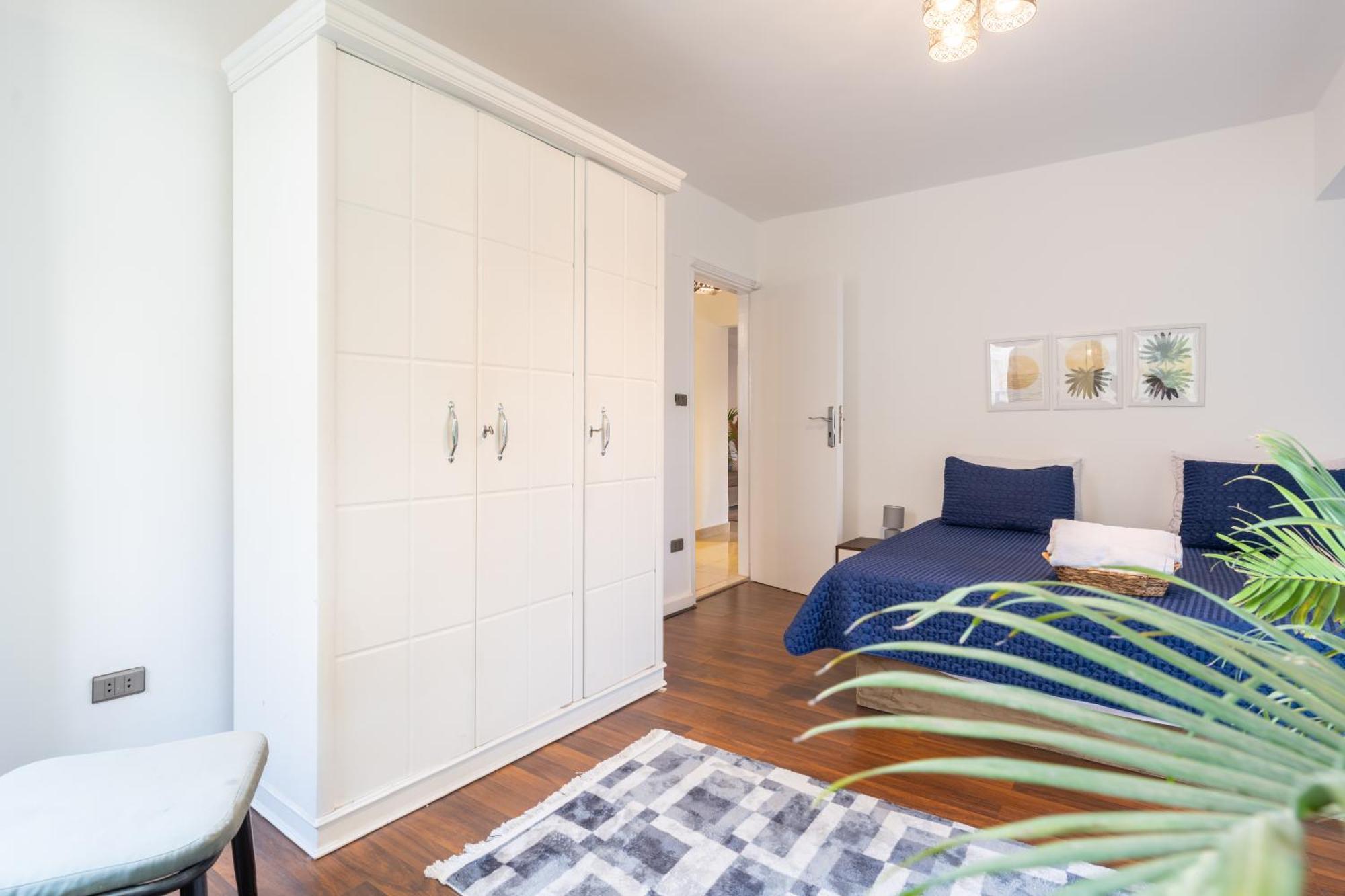 Moderne Mit Smart-tv, 2min Zum Nil In Zamalek Appartamento